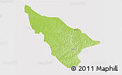 Physical 3D Map of Duere, cropped outside