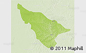 Physical 3D Map of Duere, lighten