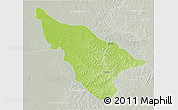 Physical 3D Map of Duere, lighten, semi-desaturated