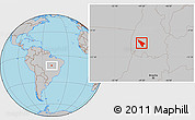 Gray Location Map of Duere