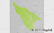 Physical Map of Duere, lighten, desaturated