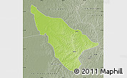 Physical Map of Duere, semi-desaturated