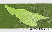 Physical Panoramic Map of Duere, darken