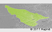 Physical Panoramic Map of Duere, desaturated