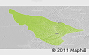 Physical Panoramic Map of Duere, lighten, desaturated