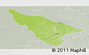 Physical Panoramic Map of Duere, lighten, semi-desaturated