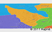 Political Panoramic Map of Duere