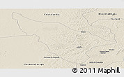 Shaded Relief Panoramic Map of Duere