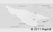 Silver Style Panoramic Map of Duere