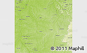 Physical 3D Map of Itacaja