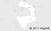 Silver Style Simple Map of Itaguatins