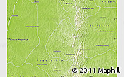 Physical Map of Itapora de Goia