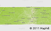 Physical Panoramic Map of Itapora de Goia