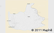 Classic Style 3D Map of Lizarda, single color outside