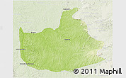 Physical 3D Map of Lizarda, lighten