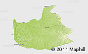 Physical 3D Map of Lizarda, single color outside