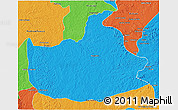 Political 3D Map of Lizarda
