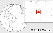 Blank Location Map of Lizarda