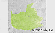 Physical Map of Lizarda, lighten, desaturated