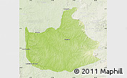 Physical Map of Lizarda, lighten