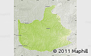 Physical Map of Lizarda, lighten, semi-desaturated