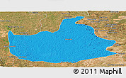 Political Panoramic Map of Lizarda, satellite outside