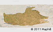 Satellite Panoramic Map of Lizarda, lighten