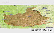 Satellite Panoramic Map of Lizarda, physical outside