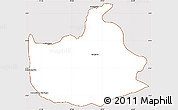 Classic Style Simple Map of Lizarda, cropped outside