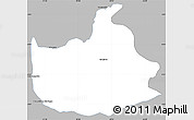 Gray Simple Map of Lizarda, single color outside