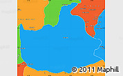 Political Simple Map of Lizarda