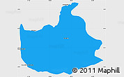 Political Simple Map of Lizarda, single color outside