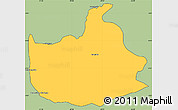 Savanna Style Simple Map of Lizarda, cropped outside