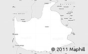Silver Style Simple Map of Lizarda