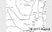 Blank Simple Map of Miracema D'nort