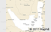 Classic Style Simple Map of Miracema D'nort