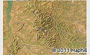 Satellite 3D Map of Monte do Carmo