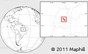 Blank Location Map of Monte do Carmo