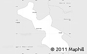Silver Style Simple Map of Monte do Carmo