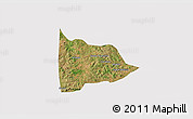 Satellite 3D Map of Nazare, cropped outside