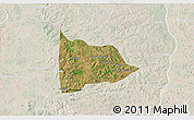 Satellite 3D Map of Nazare, lighten