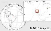 Blank Location Map of Nazare