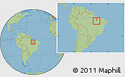 Savanna Style Location Map of Nazare, within the entire country