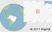 Savanna Style Location Map of Nazare, highlighted country