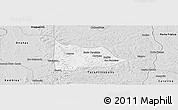 Silver Style Panoramic Map of Nazare