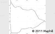 Blank Simple Map of Nazare, no labels