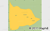Savanna Style Simple Map of Nazare