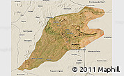 Satellite 3D Map of P.Alta D'bom Je, shaded relief outside