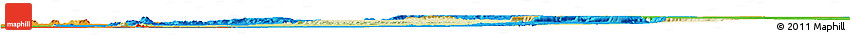 Physical Horizon Map of P.Alta D'bom Je, political outside Physical Horizon Map of P.Alta D'bom Je, political outside