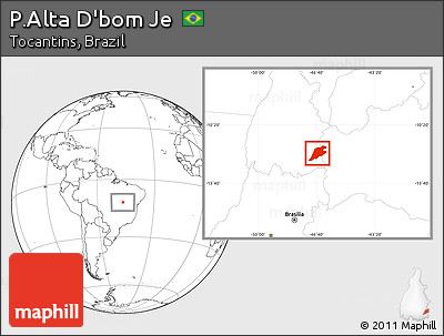 Blank Location Map of P.Alta D'bom Je